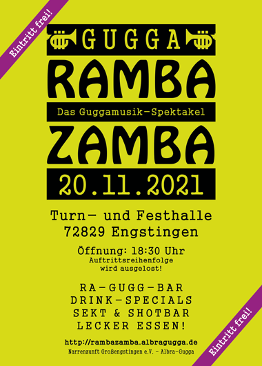 Gugga RAMBA ZAMBA - 20 Jahre Albra-Gugga